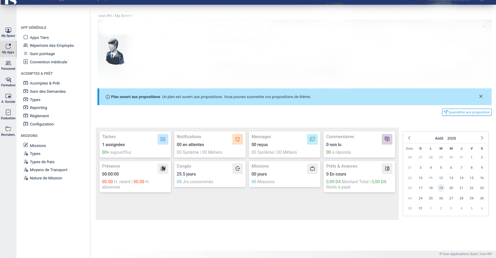 Icon GRH: Human resources management software screenshot 2